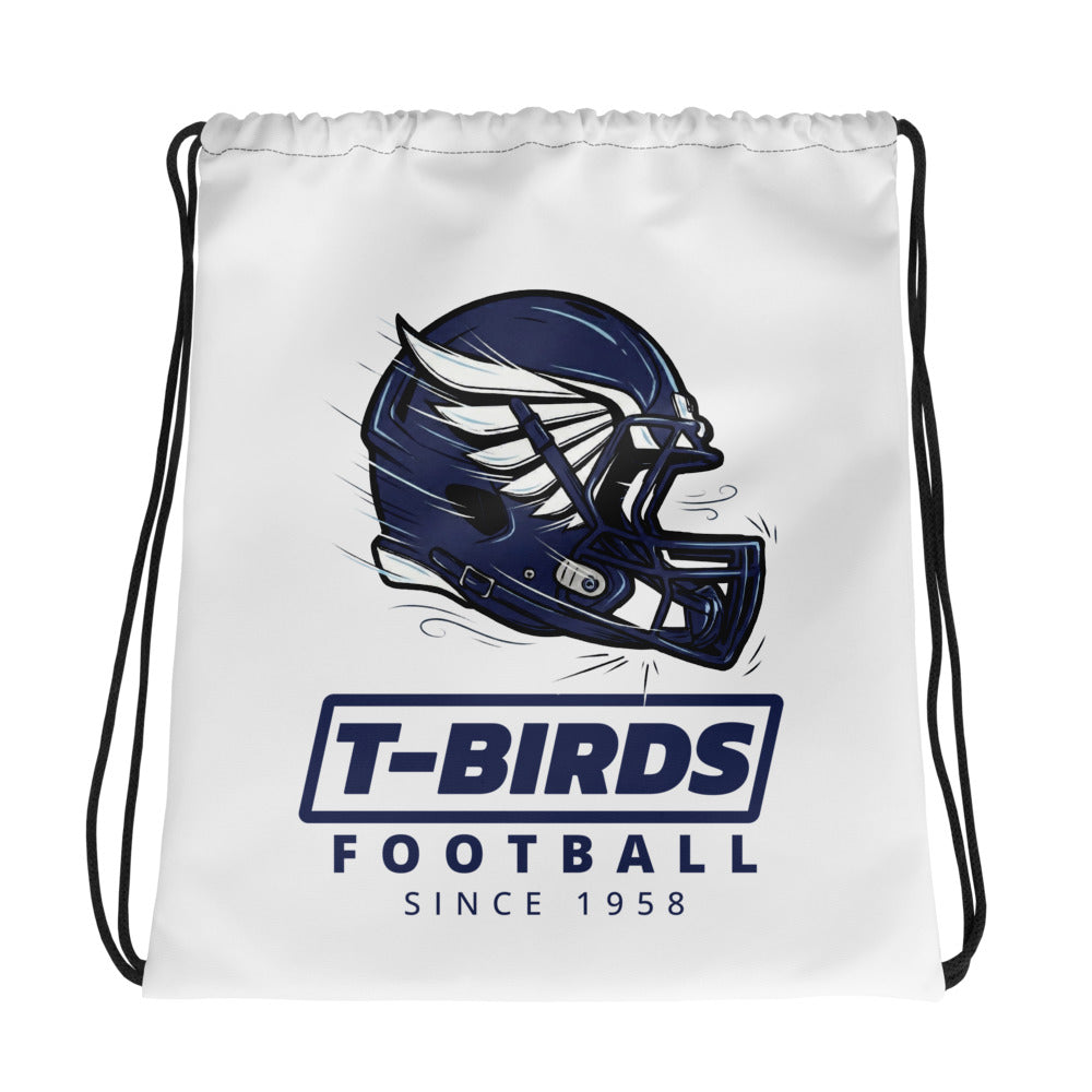 T-Birds Football Helmet TB26 Drawstring Bag