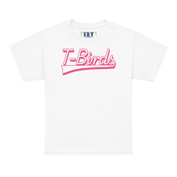 T-Birds Pink Script Youth T-shirt